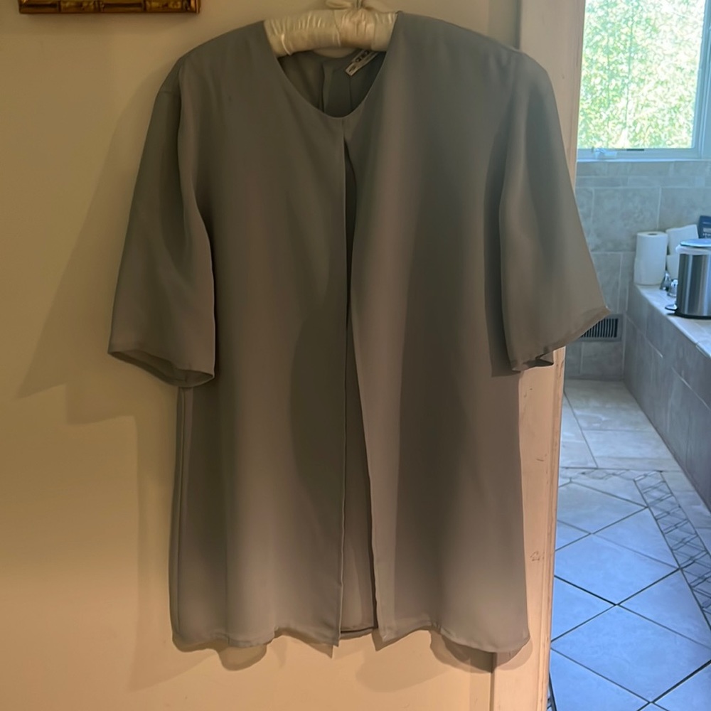 Vintage 80’s Georgio Armani Button Back Top